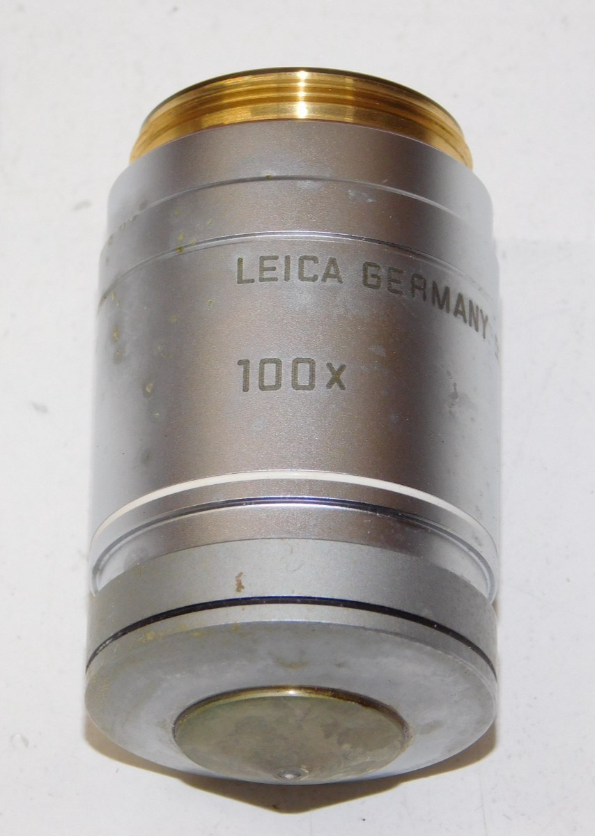 Leica N Plan 100x /1.25 Oil 506158 Phase Contrast Infinity Microscope Objective