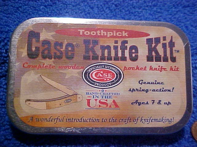 Case XX USA Wooden Knife Kit Toothpick Wood Ages 7 & UP .. i