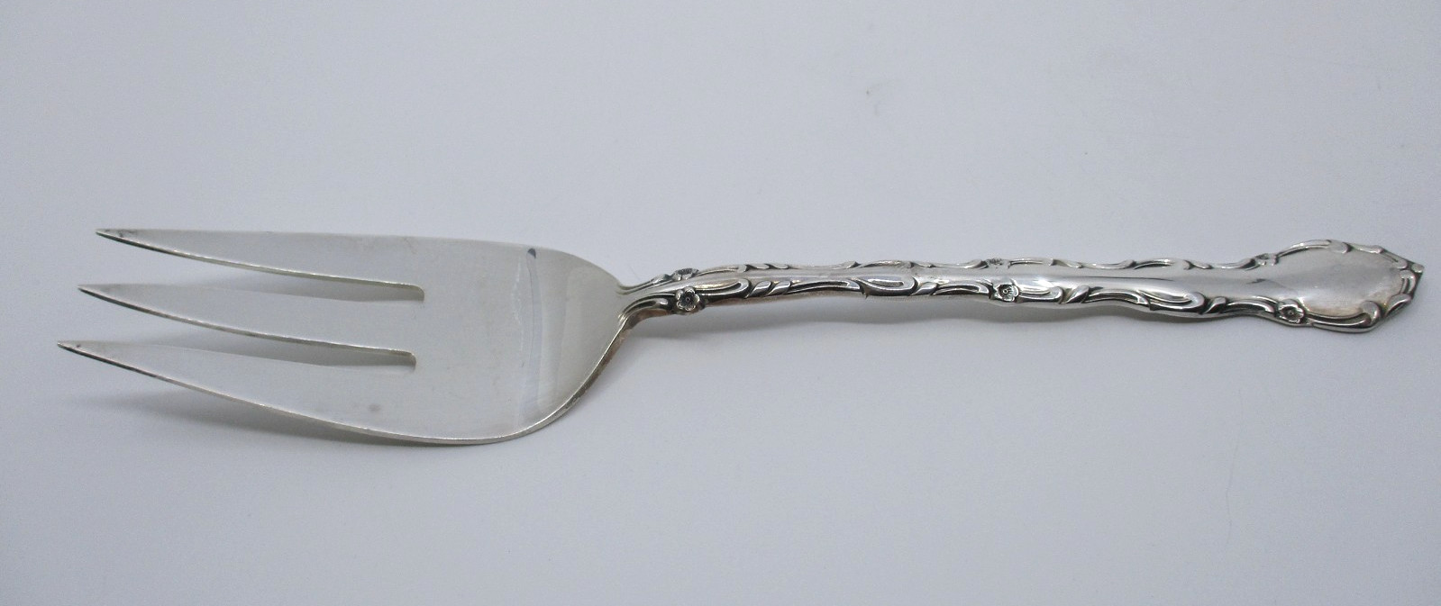 TOWLE SILVERPLATE LONDONERRY COLD MEAT / SERVING FORK - 9 3/4" - 07P