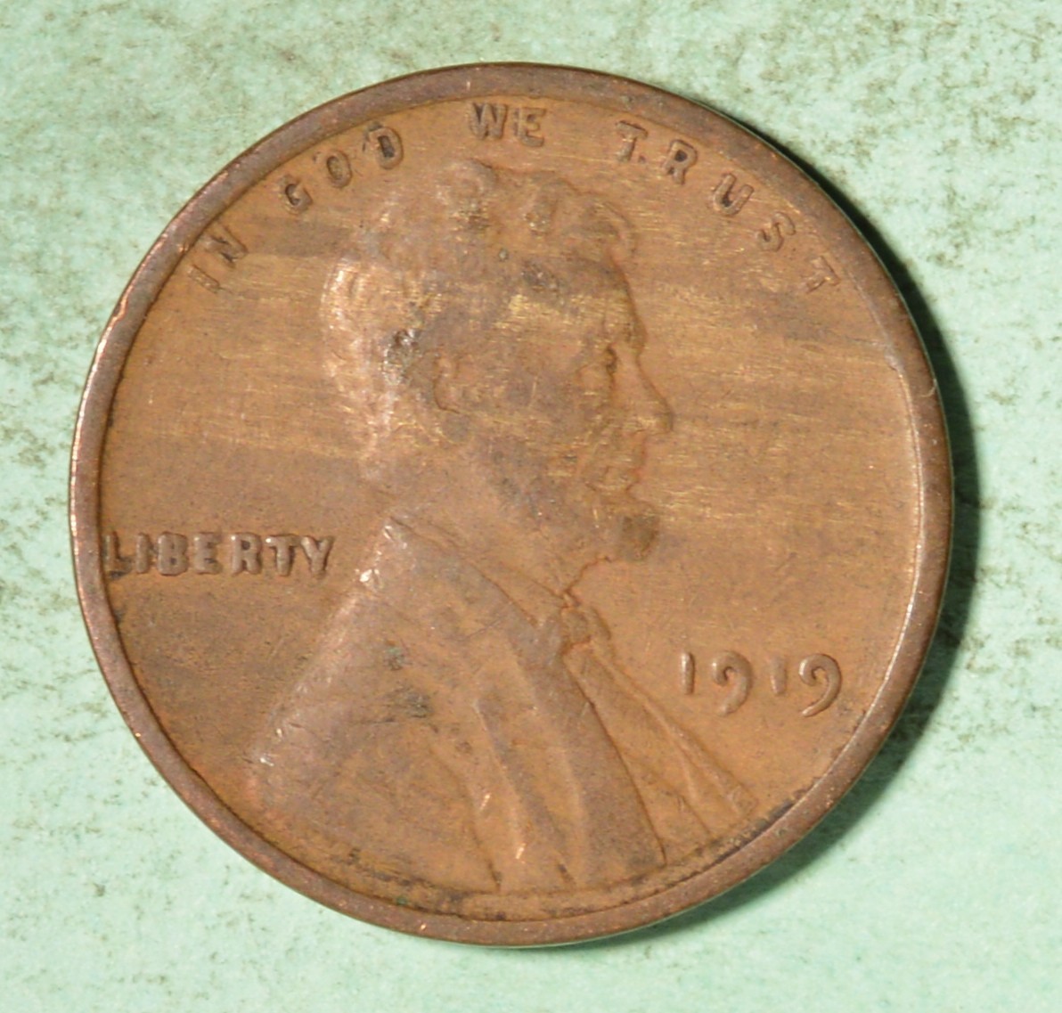 1919-P  USA Wheat Cent  - INV#Z-98