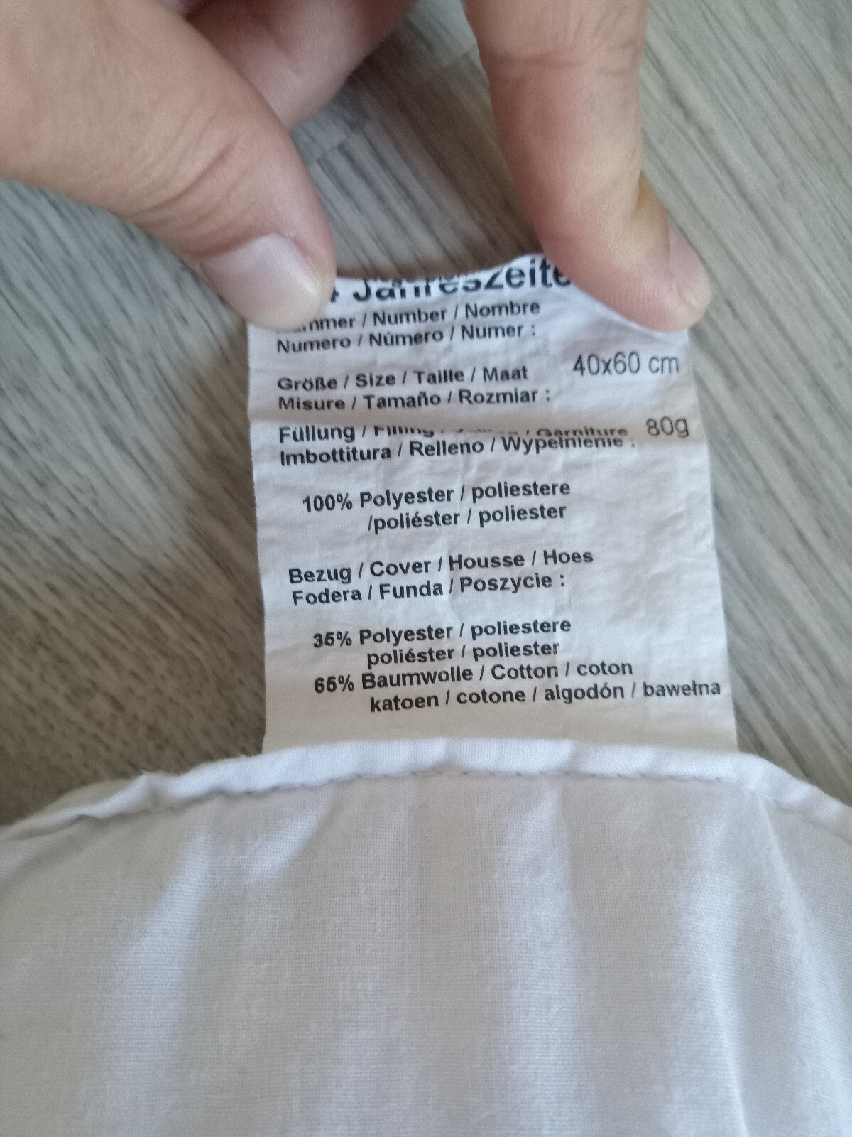 4 Jahreszeiten baby pillow