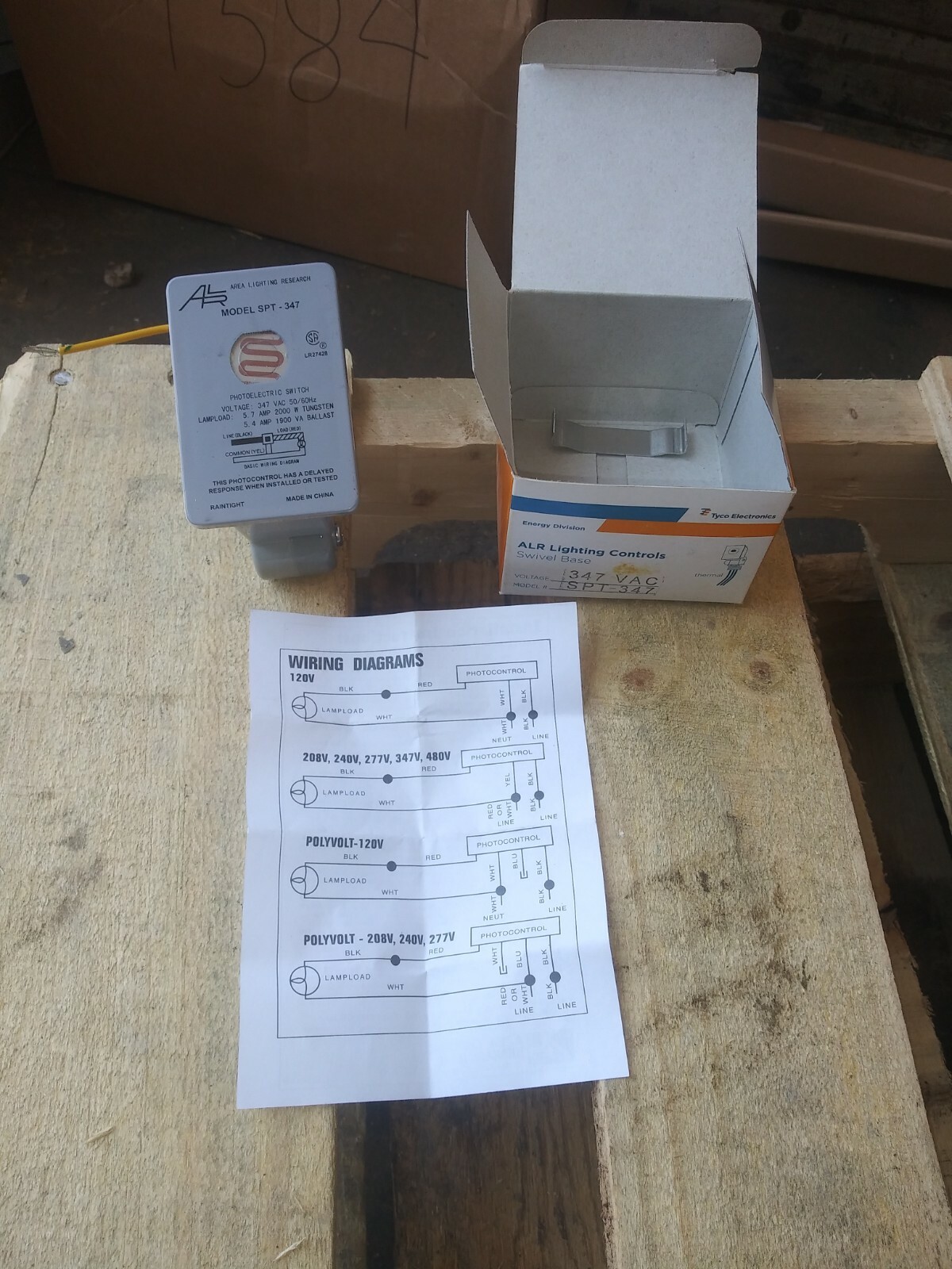 ALR Photoelectric Switch 347V Model SPT-347