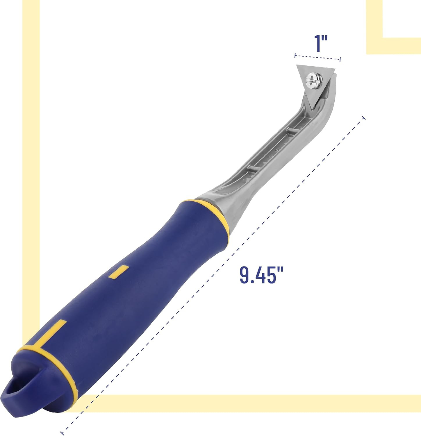 Bates- Carbide Scraper, 1-Inch, Three-Edged Tungsten Steel , Paint Scraper Tool