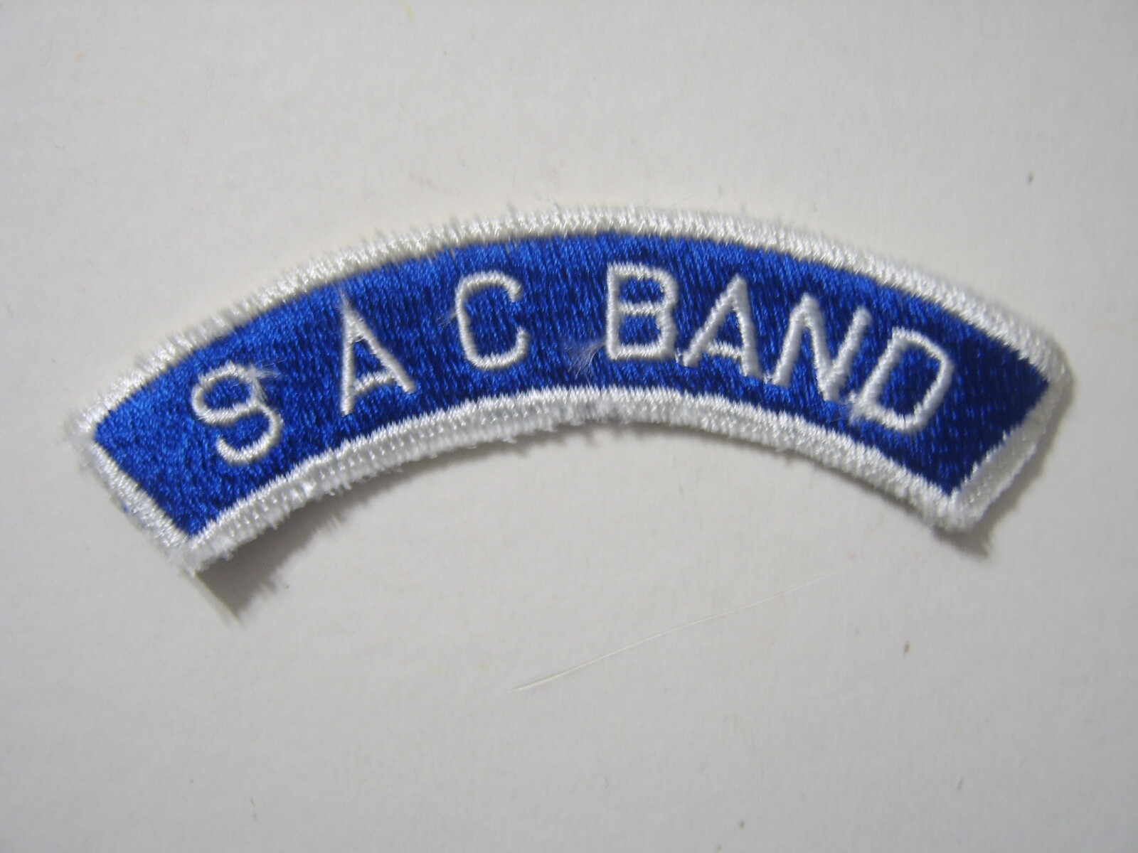 USAF SAC BAND TAB PATCH FULL COLOR VINTAGE :KY21-1