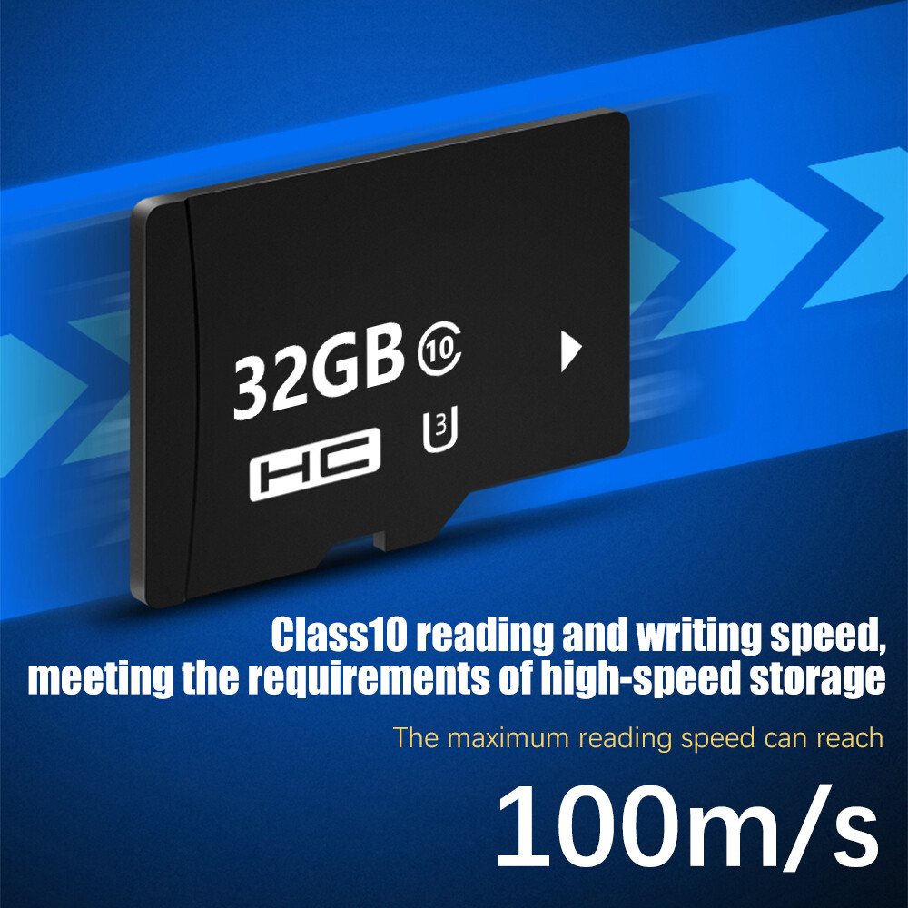 32GB Micro Memory Card Up to 100MB/s Read Speed for Security Camera Dashcam