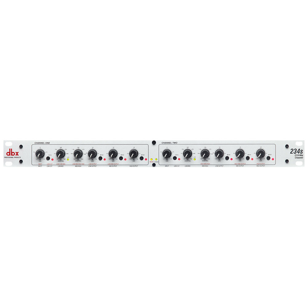 DBX 234S Professional Crossover Stereo 2 / 3 Way, Mono 4 Way