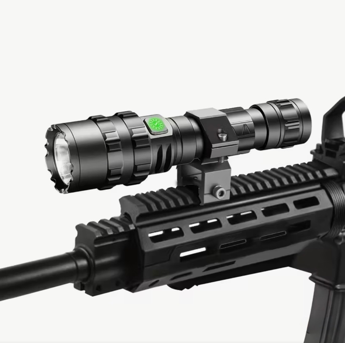 3000 Lumen Tactical Gun Flashlight for Picatinny Rail Mount Hunting LED Light