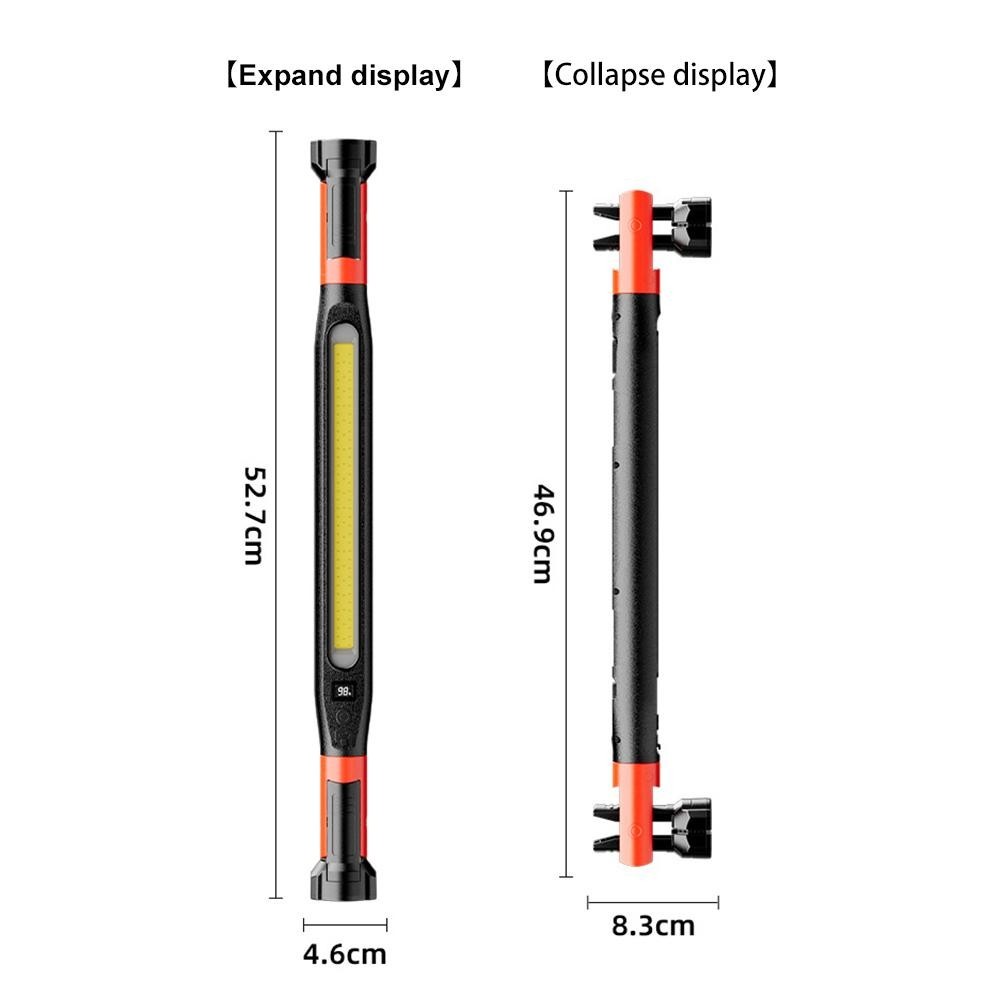 New Multi-Function Emergency Repair Work Light Magnetic Flashlight Recharge G1E7