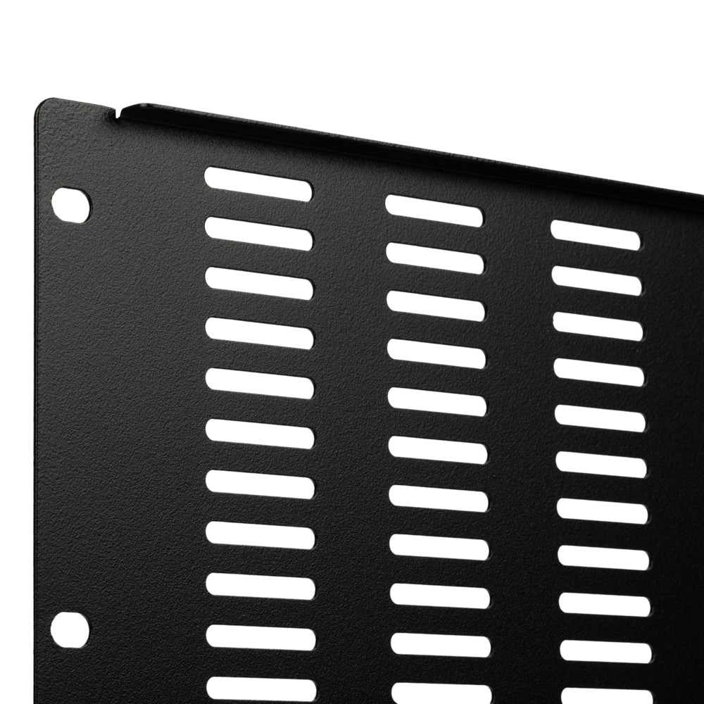 Blank Rack Mount Panel IT Server Network Spacer Slotted Venting