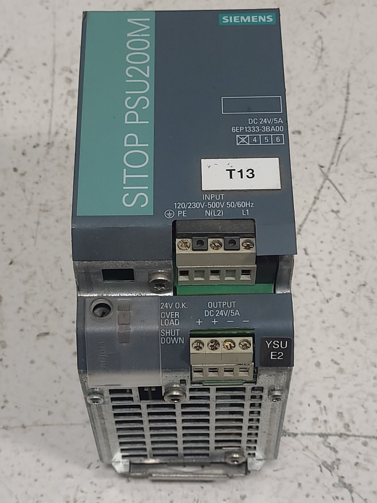 Siemens SITOP PSU200M 6EP1333-3BA00 Power Supply.