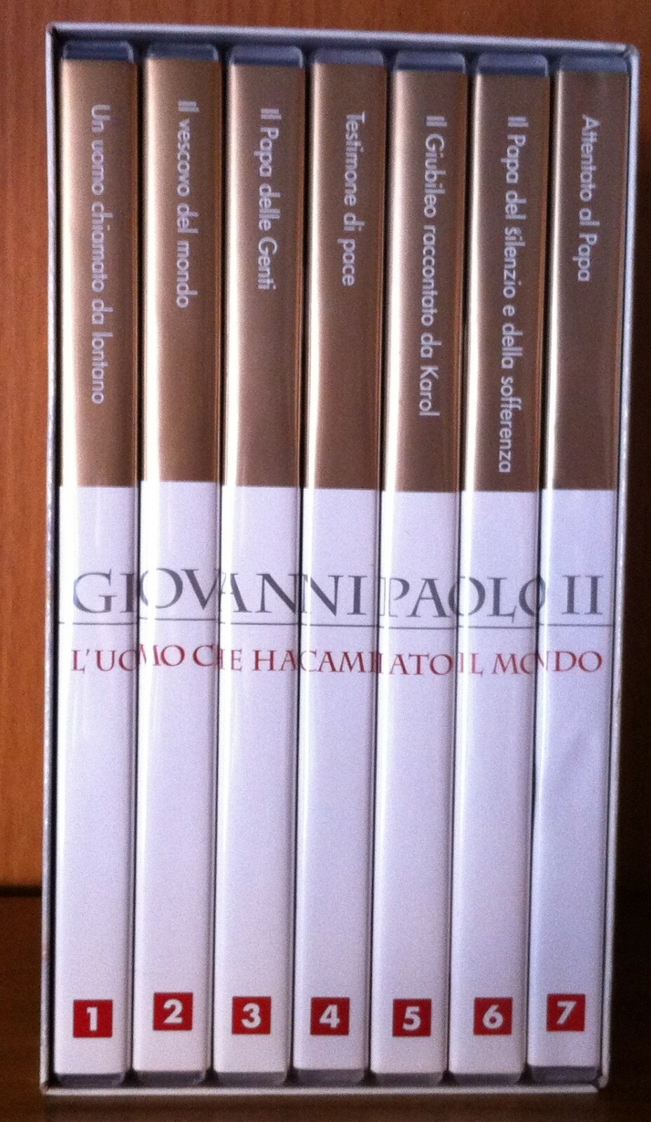 Complete Collection Giovanni Paolo II The Man Who Changed The World 7 DVD