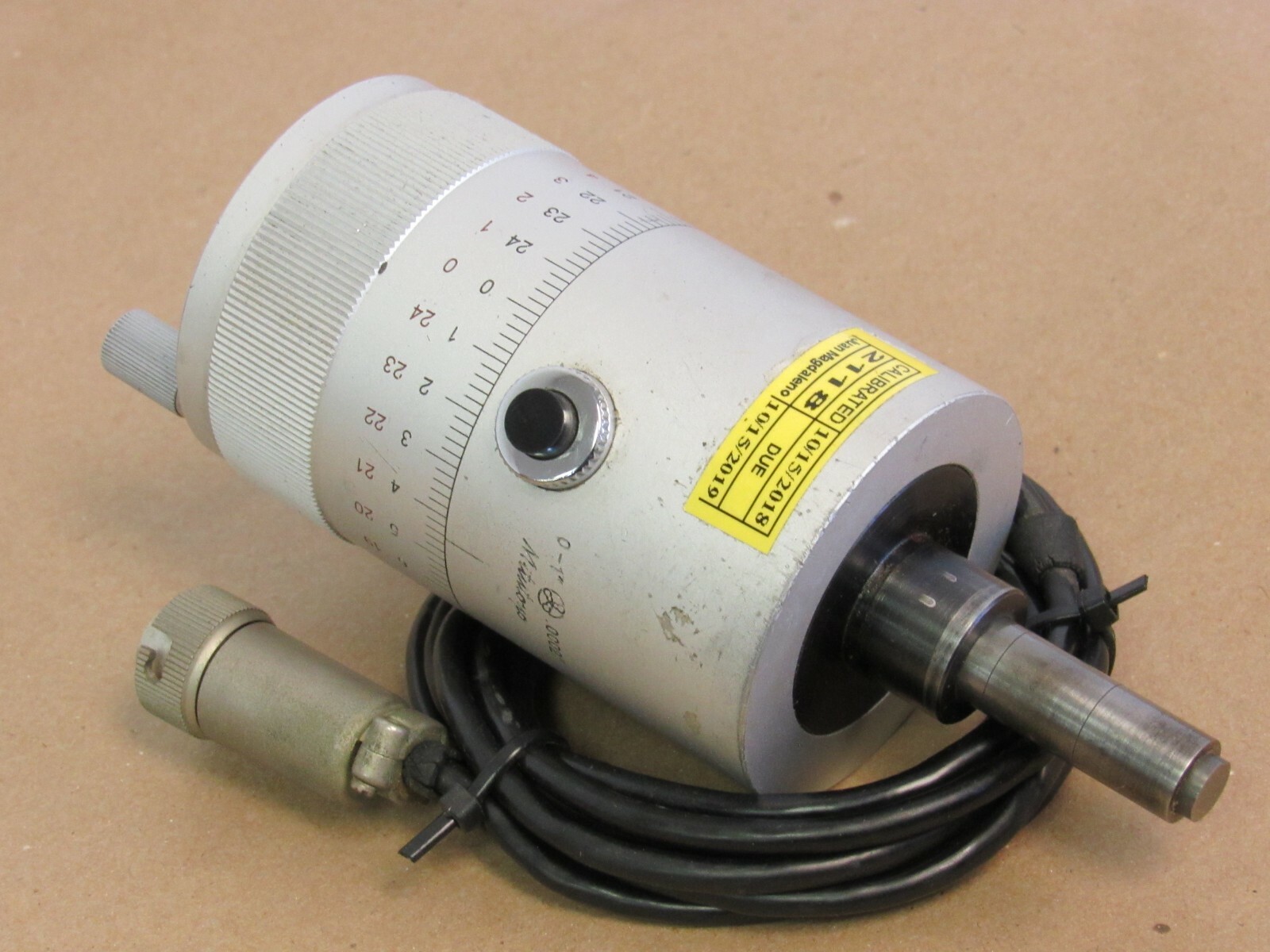 MITUTOYO NO. 164-103 MICROMETER HEAD DIGIMATIC 0-1" .0002 0281