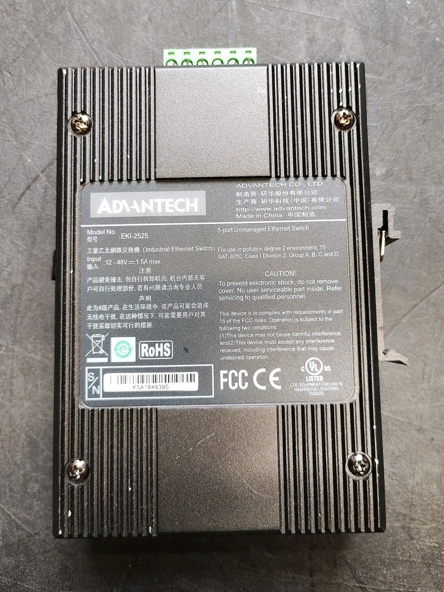 ADVANTECH EKI-2525 EKI2525 ETHERNET SWITCH ✅ RoHS