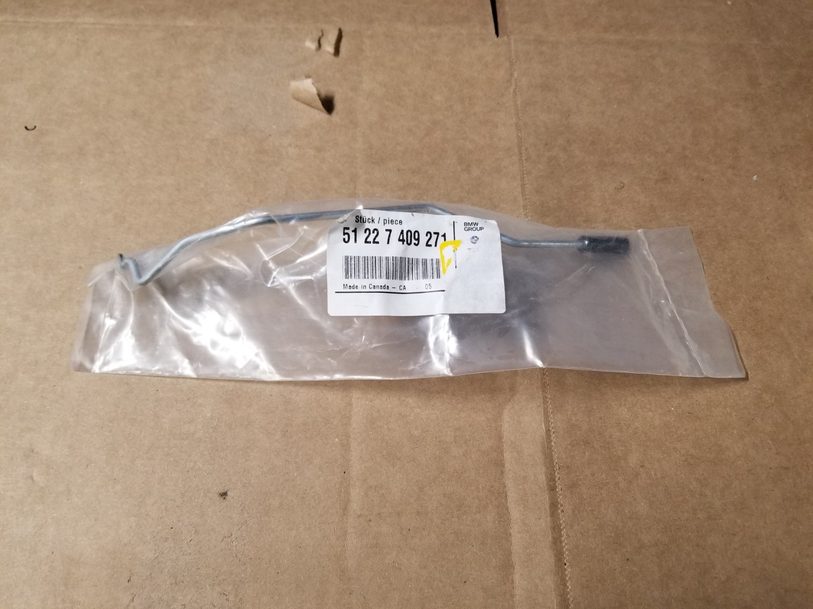 NEW OEM GENUINE BMW LOCK ROD INTERIOR LEFT REAR 51-22-7-409-271