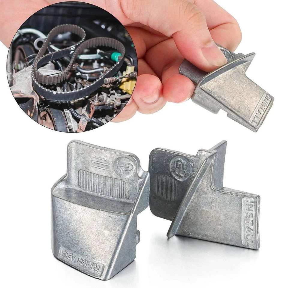 2Pcs Stretch Belt Removal Installer Tool Set Drive Belts Remover Tools For Car