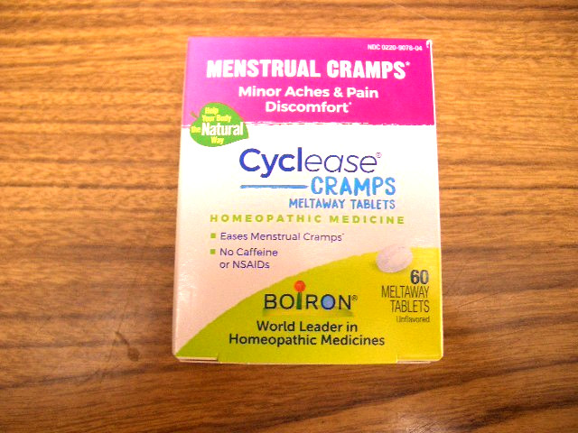 Cyclease Cramp 60 Tabs By Boiron 60 Meltaway Tablets in ea  Exp 02/2029