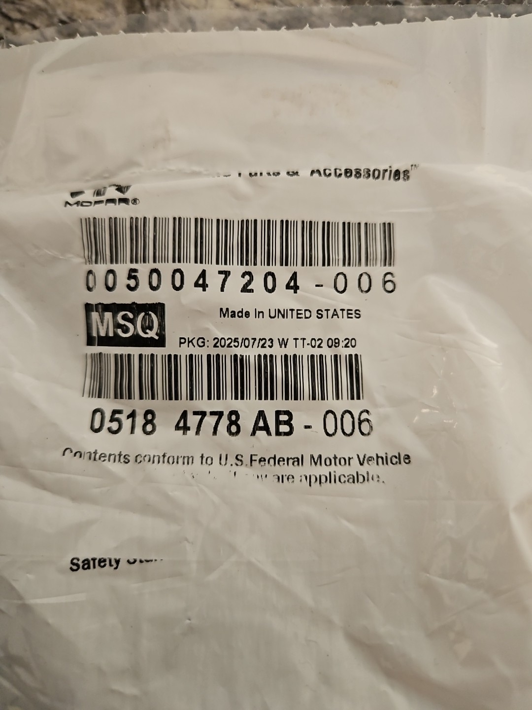 Mopar 05184778AB  Spark Plug Well Seal 3.6l Set Of 6 Jeep Dodge Ram Chrysler