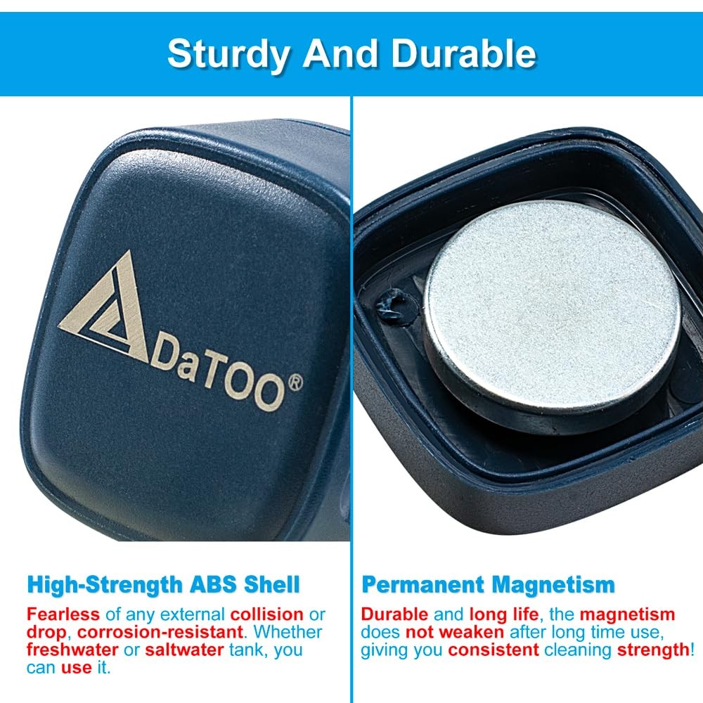 DaToo Aquarium Mini Magnetic Scrubber Scraper Small Fish Tank Cleaner Nano