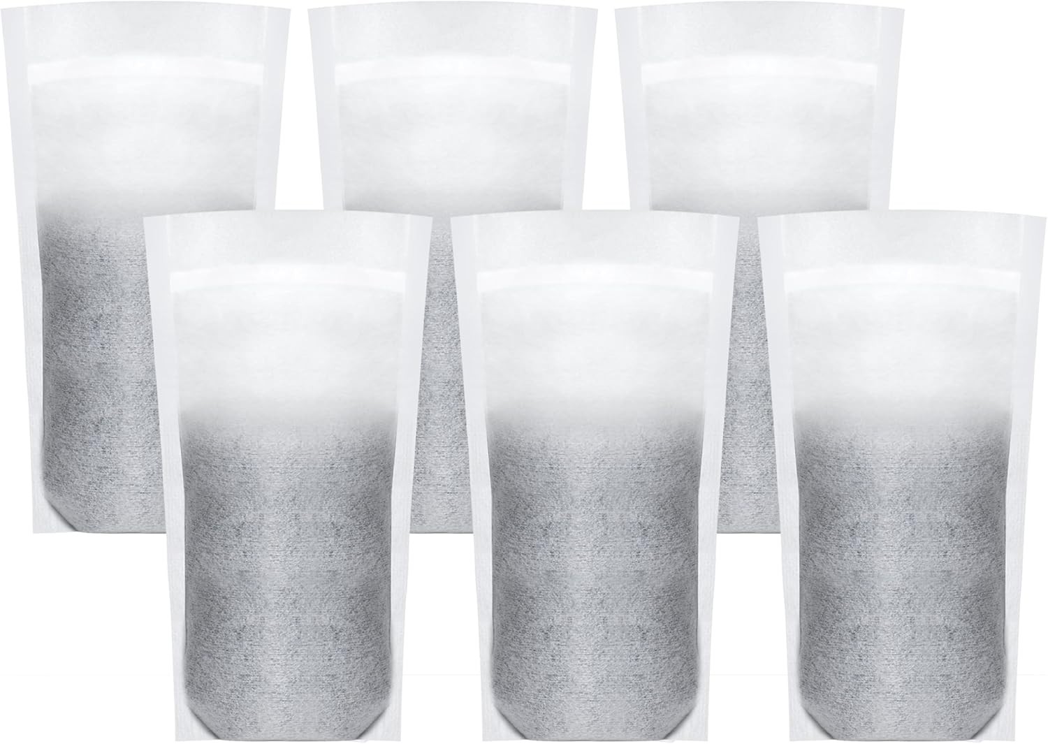 AQUA CREST Replacement for Brita® Refillable Filter, Less Plastic, 6 Filters
