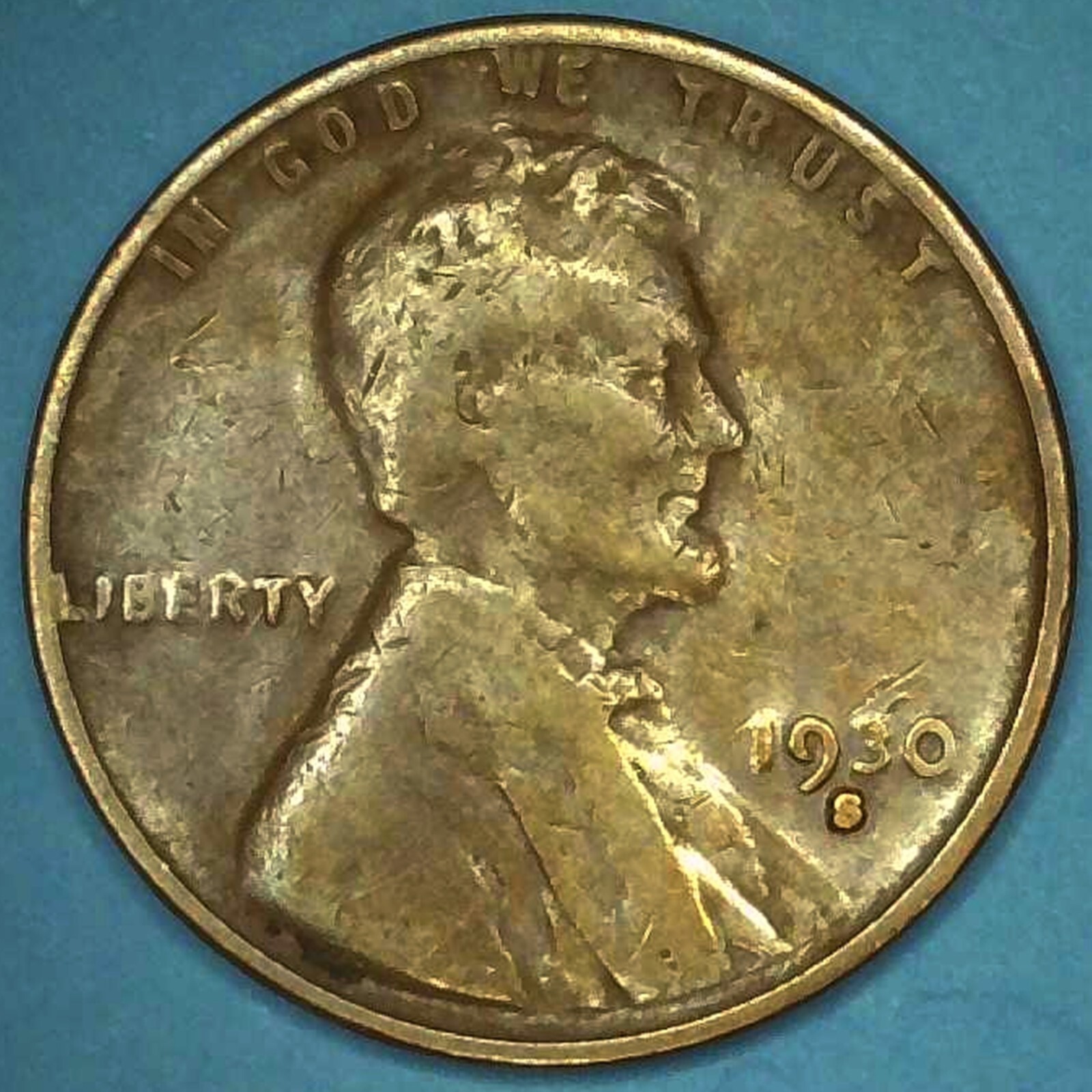 1930 S Lincoln Wheat Cent ~ RPM ~ Wexler: WRPM-006 ~ Coppercoins: 1930S-1MM-008