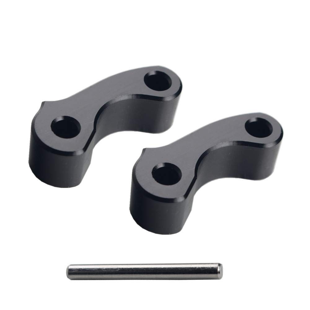 Dewhel Black 2x Aluminum Rear Window Latch Hinge Pivots For 95-04 black