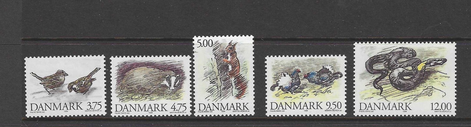 Denmark 1994 fauna animals  MNH  (af1076)