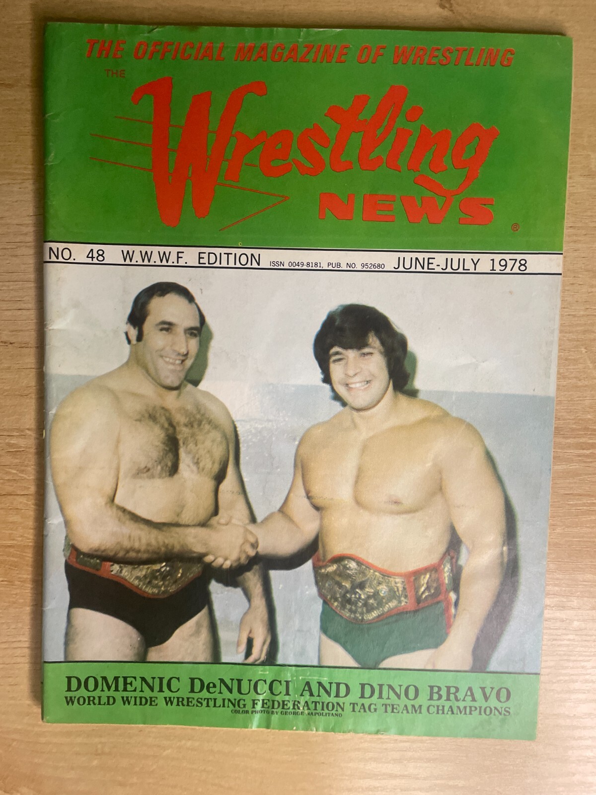 1978 June-July The Wrestling News #48 DeNucci, Bravo Magazine B2755
