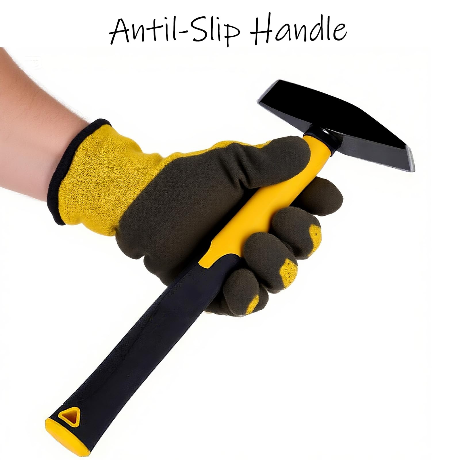 10oz Welding Hammers Reinforce Anti-Rust Shock-Proof Plastic Handle Tool