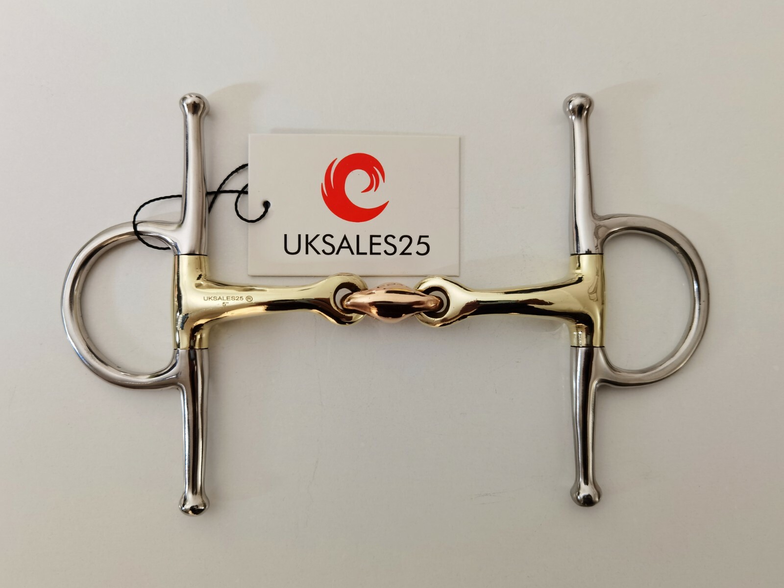 Complete Cheek Curved Bridle Bit 14MM Copper Diamond (UKSALES25) On Same