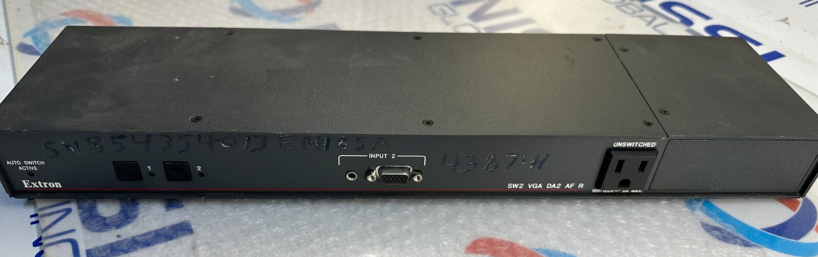 Extron SW2 VGA DA2 AF R Rack/Podium Switcher