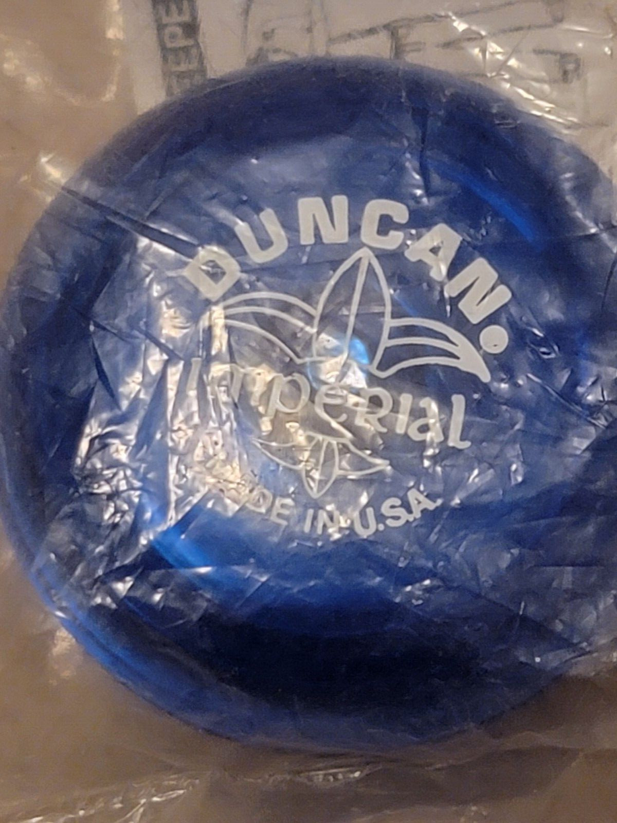Original Vintage Duncan Imperial Advertising Speedway Starvin' Marvin YoYo