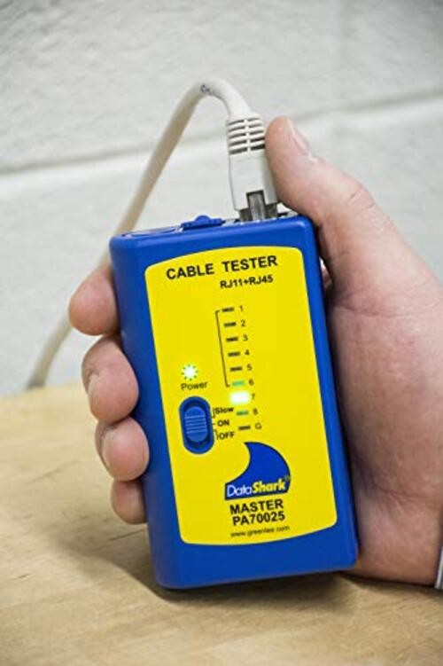 DataShark PA70025 Network Cable Tester - Cable Mapper - Check Continuity LAN
