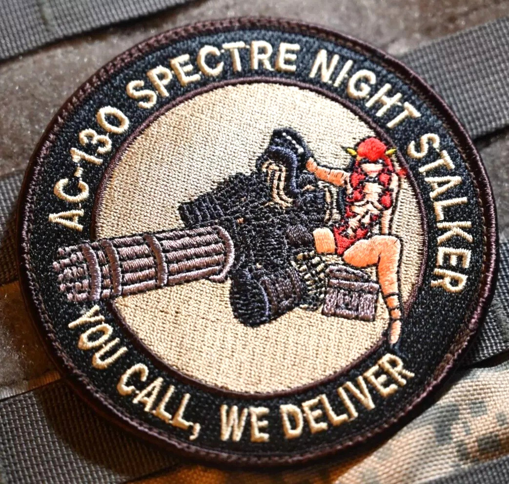 AFSOC JTAC TACP YOU CALL WE DELIVER💀vêlkrö PATCH: AC-130 SPECTRE💀NIGHT STALKER