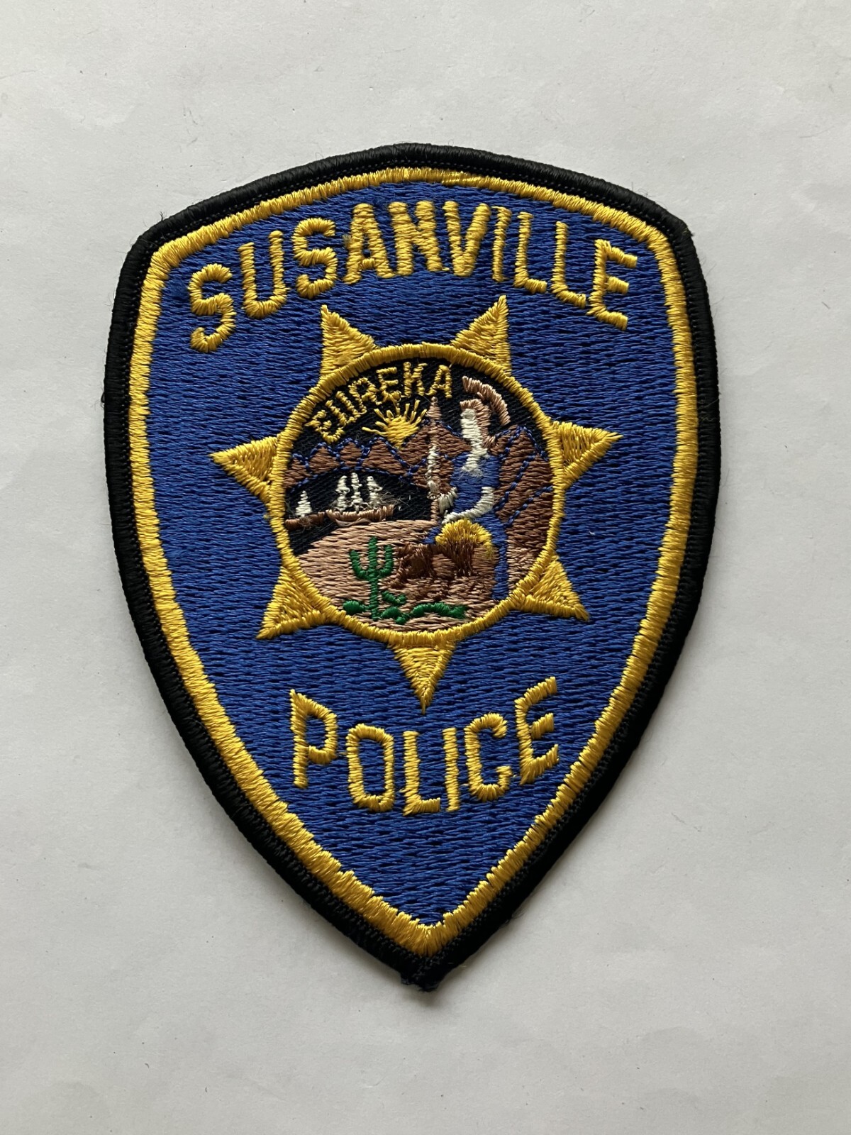 Obsolete Susanville Police patch, California