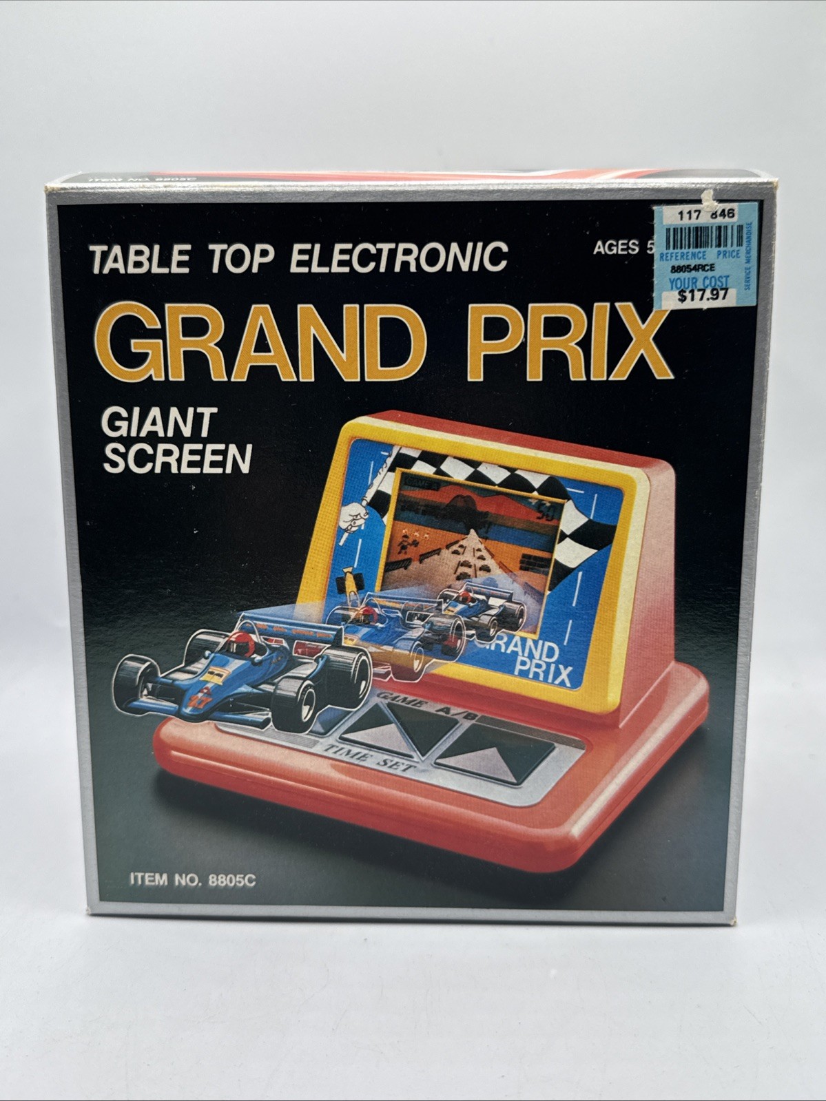 Table Top Electronic Game Grand Prix Giant Screen 8805C