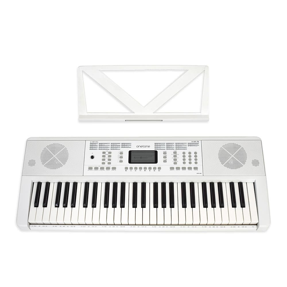 ONETONE Electronic Keyboard 54 Key OTK-54N/WH LCD Japan Import