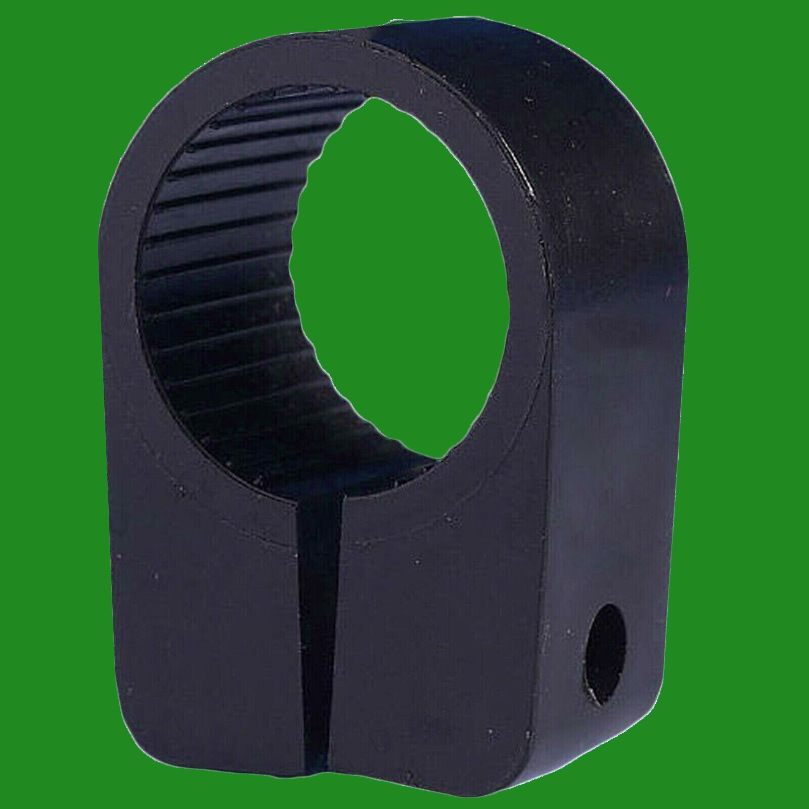 Black Heavy Duty Cable Cleats Clips, Size No. 7, 17.8mm, Pack Sizes from 5x-50x