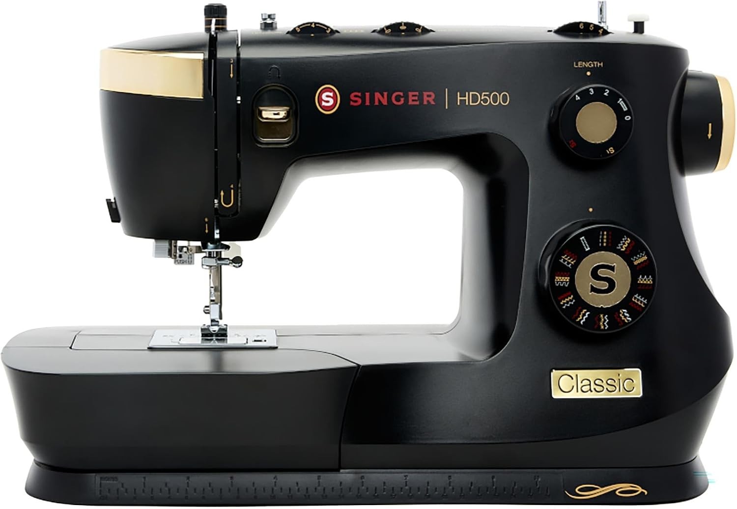 Heavy Duty 500 Classic High Speed Sewing Machine + Accessory Kit | 23 built-in s