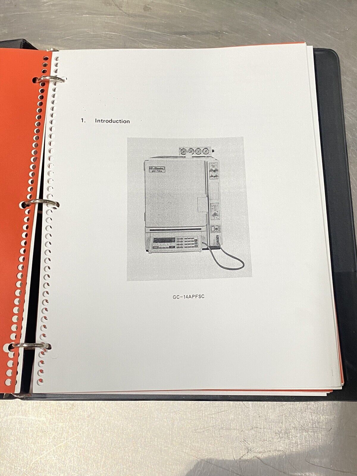Shimadzu GC-14A Gas Chromatograph - Users Guide / Instruction Manual