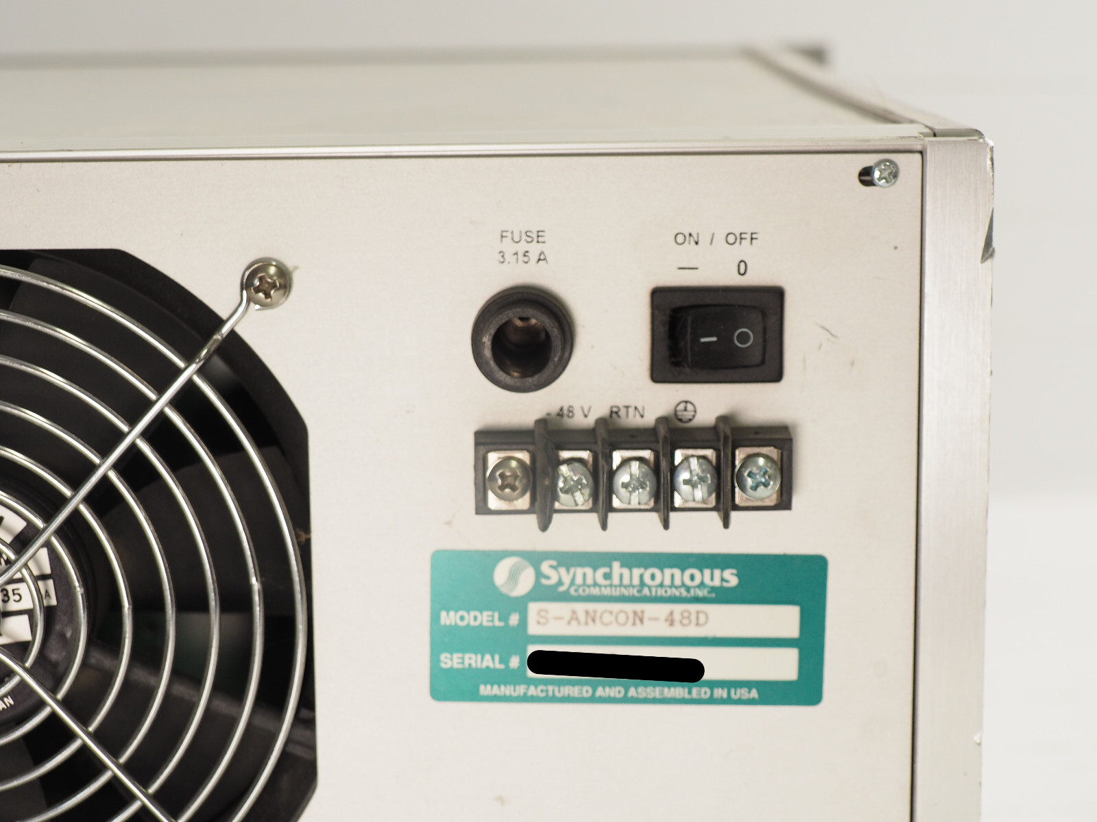 Synchronous S ANCON 48D with 9 AMRX200 Modules