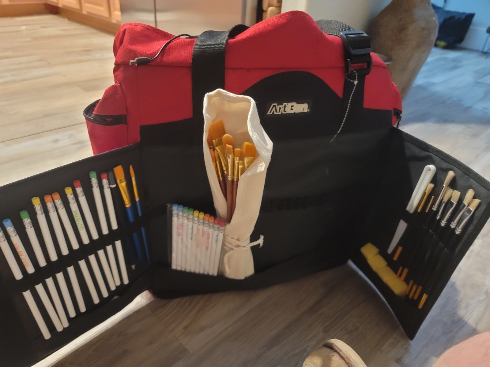 ArtBin Tote Express Portable Art Craft & Sewing ~ 16 x 16 x 11 ~ TOP UNIT ONLY