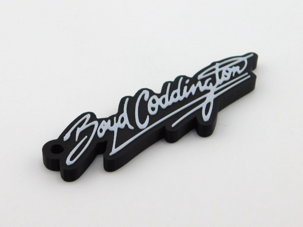 Boyd Coddington Wheels 3d Printed keychain