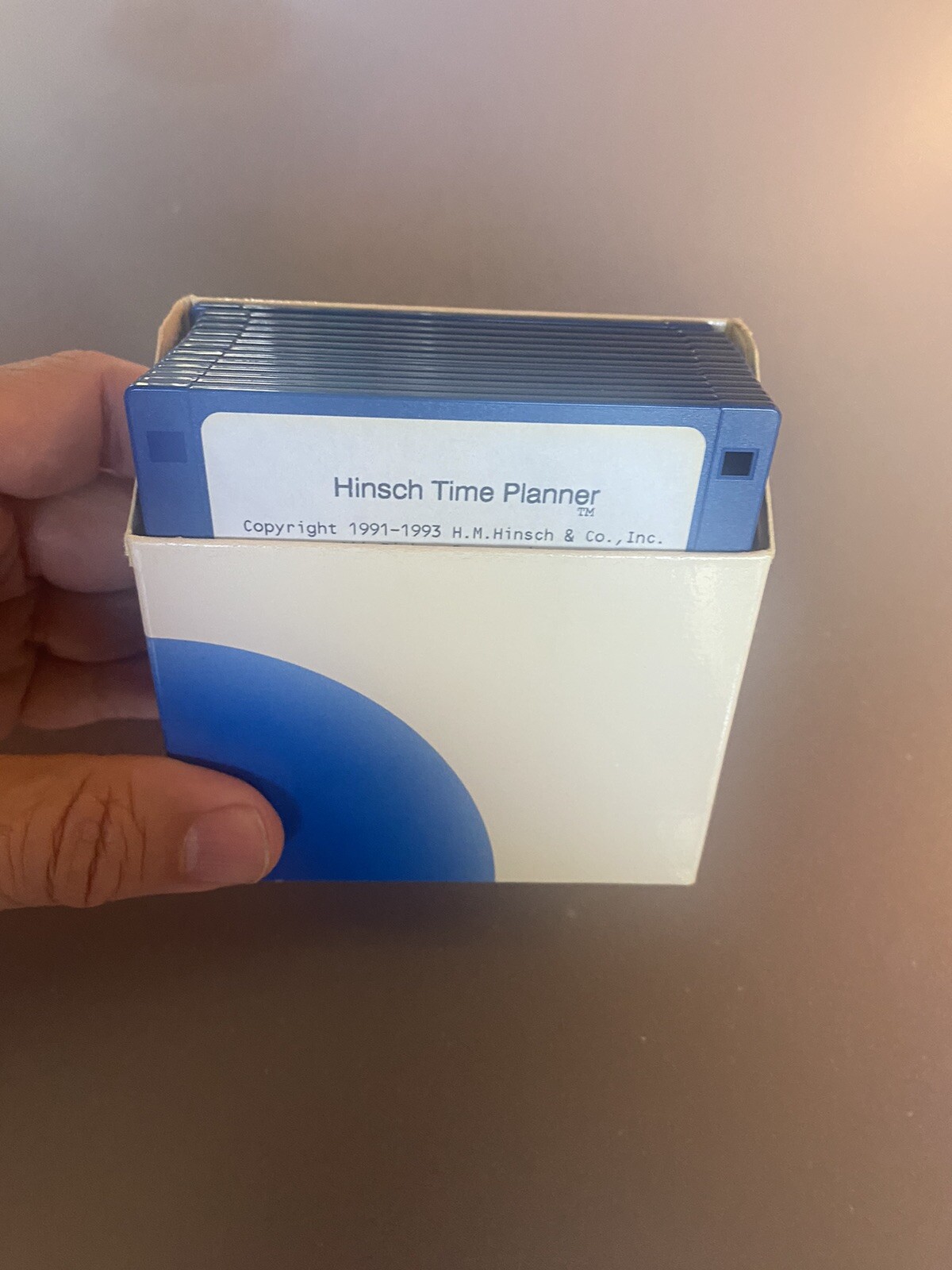 13) Vintage  Hinsch Time Planner Version 1.00b 3.5" Floppy Disk VHTF Vintage Pc
