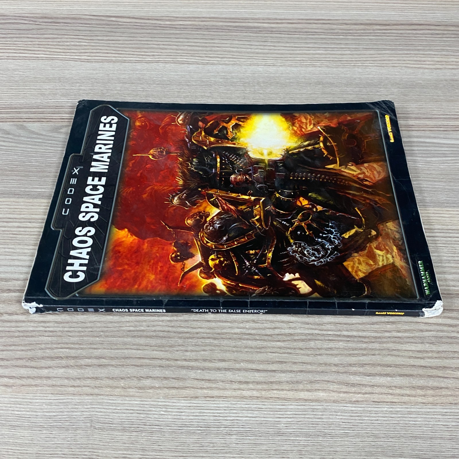 WARHAMMER 40K 40,000 CODEX CHAOS SPACE MARINES 2002 3RD EDITION ARMY BOOK