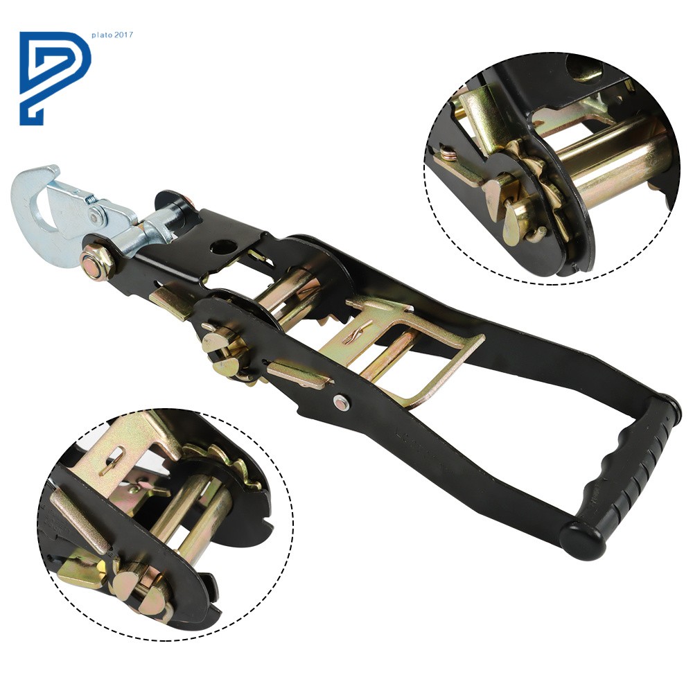 4 Pack Car Tie Down with Snap Hooks Lasso Style 2 Inch x 96 Inch