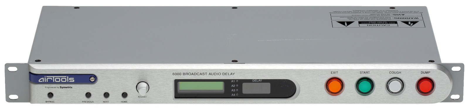 Symetrix Airtools 6000 Broadcast 40 Sec Profanity DUMP Button Delay XLR Balanced