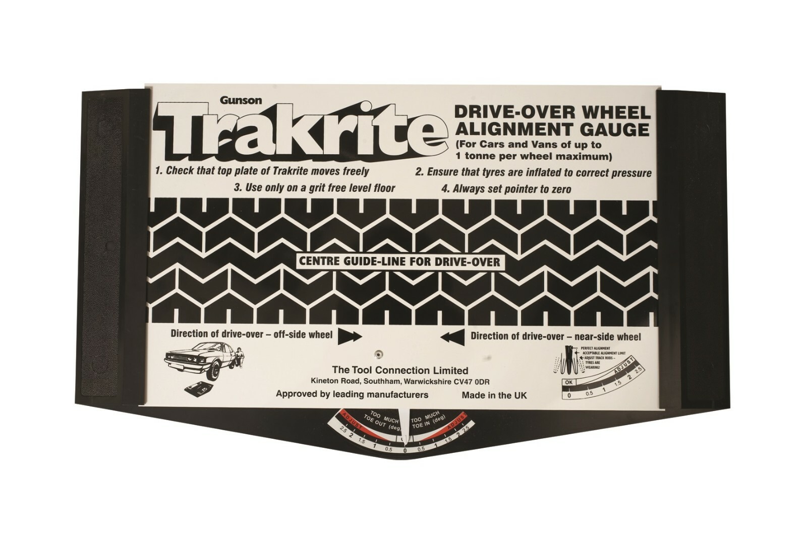(BS) Gunson G4008 Trakrite Wheel Alignment Gauge Tool