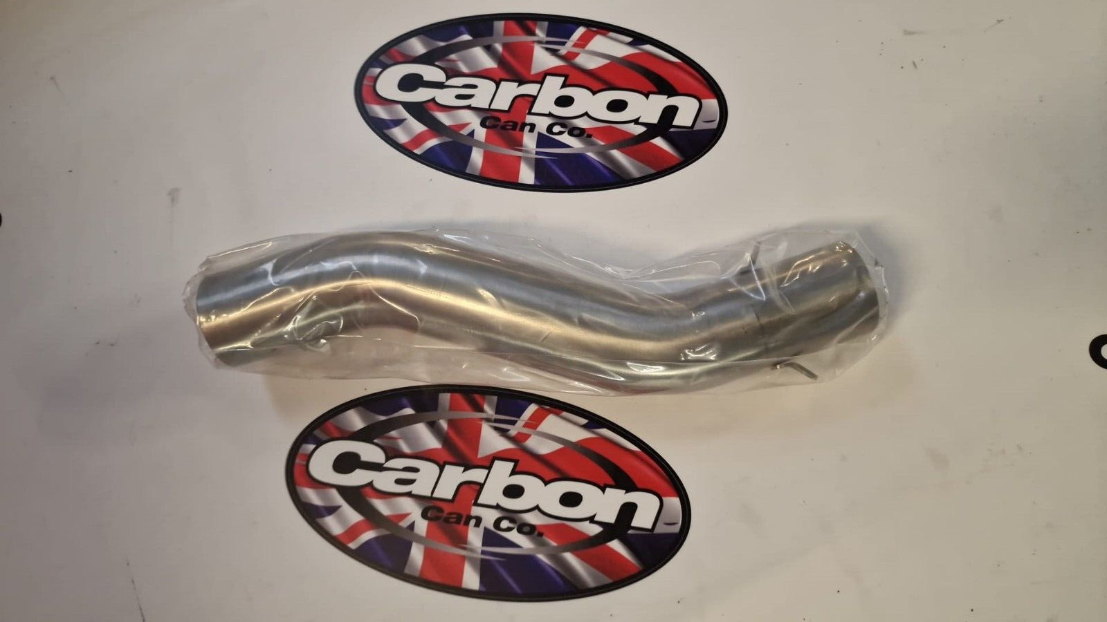 Triumph T595i HI Level Link Pipe  UK Made T304 Stainless Exhaust Link Pipe