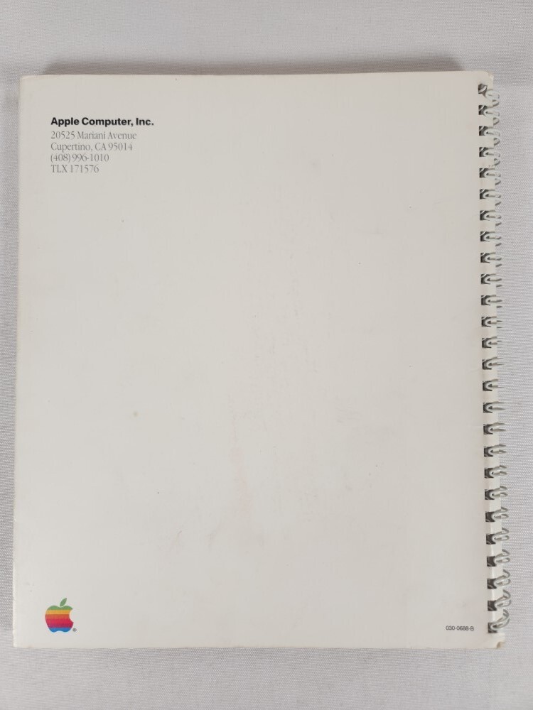 Apple Computer Macintosh MacWrite Manual 1984 ~ Vintage Computing Reference