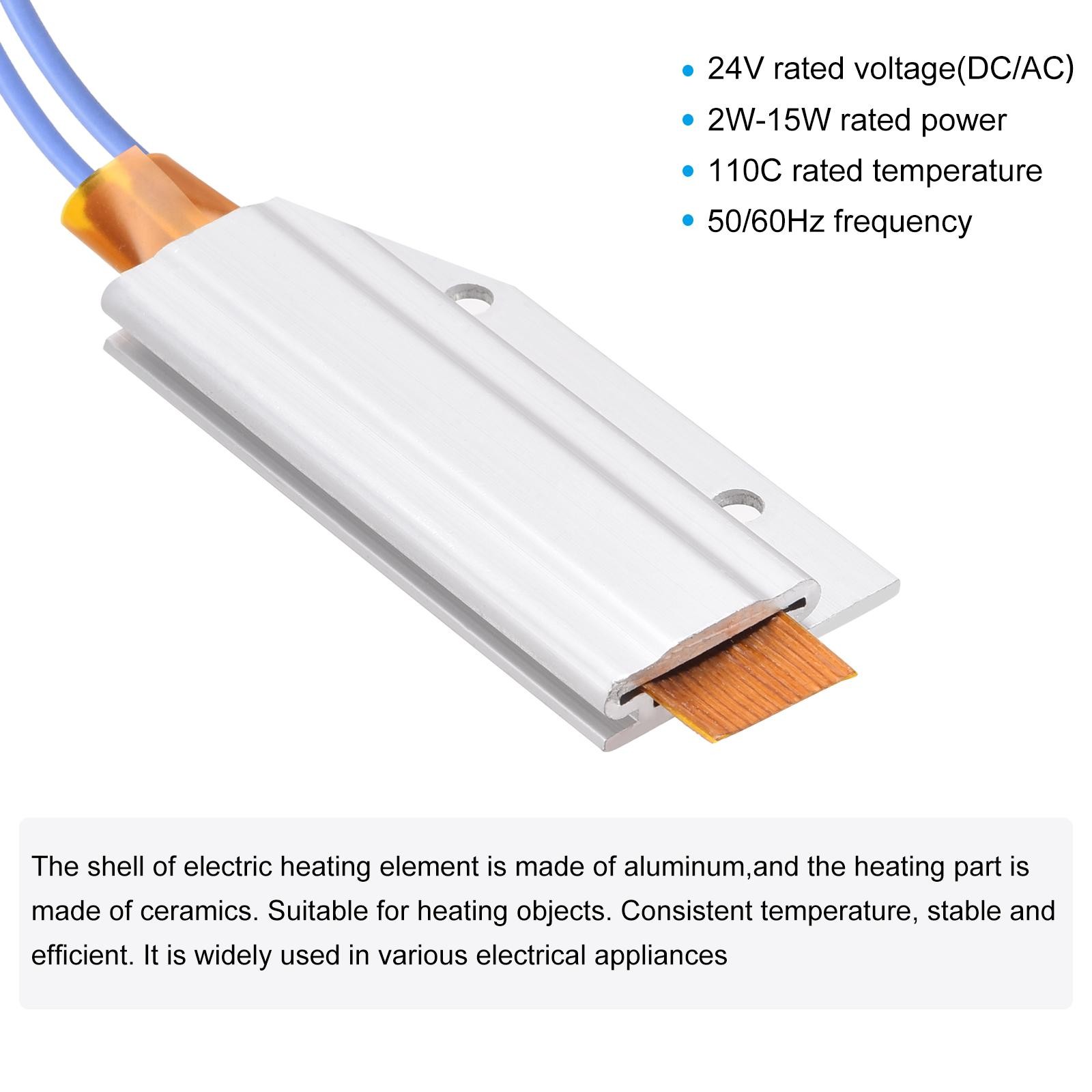 Heating Element 24V 2W-15W 110C Consistent Temperature Ceramic Thermostatic